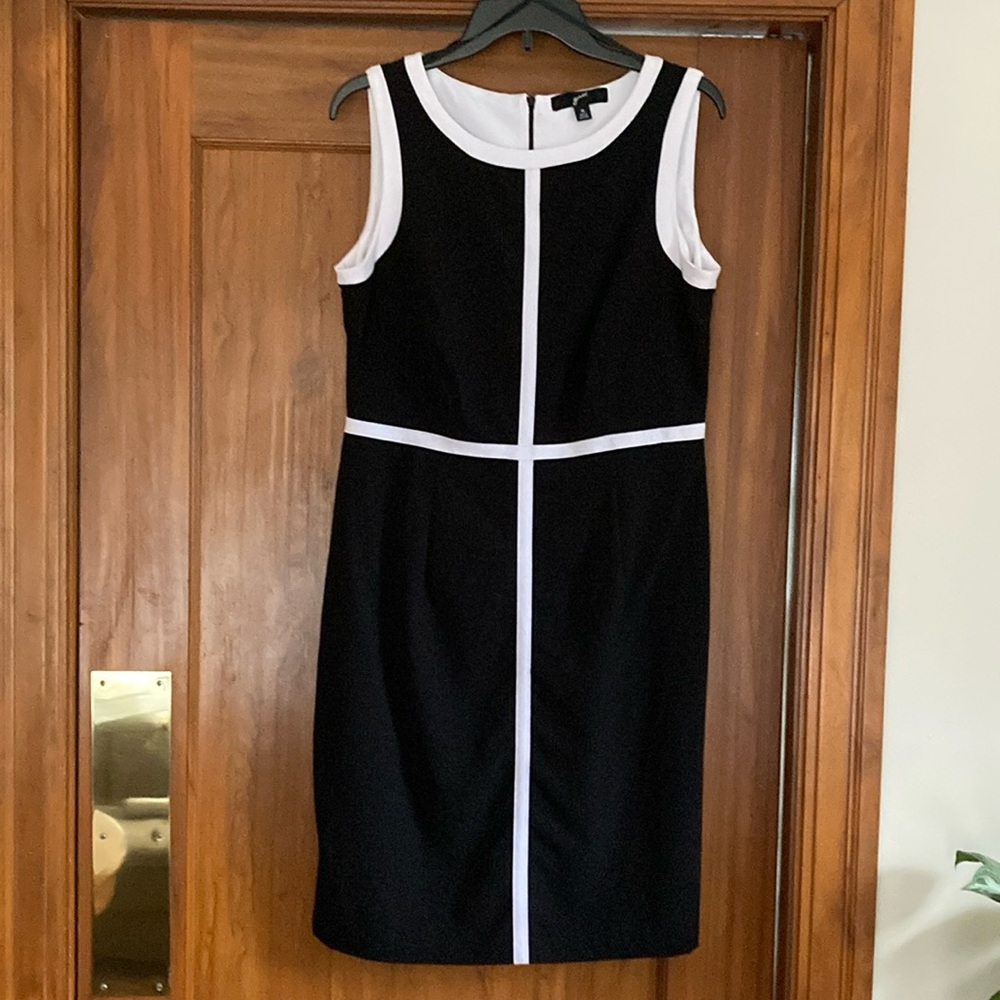 GNW; Sheath dress; Black & White; size 10;